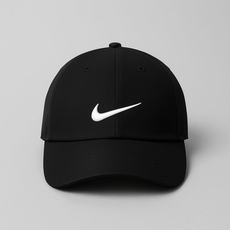 Premium Black Sports Cap for Men & Women | Adjustable Fashion Baseball Cap